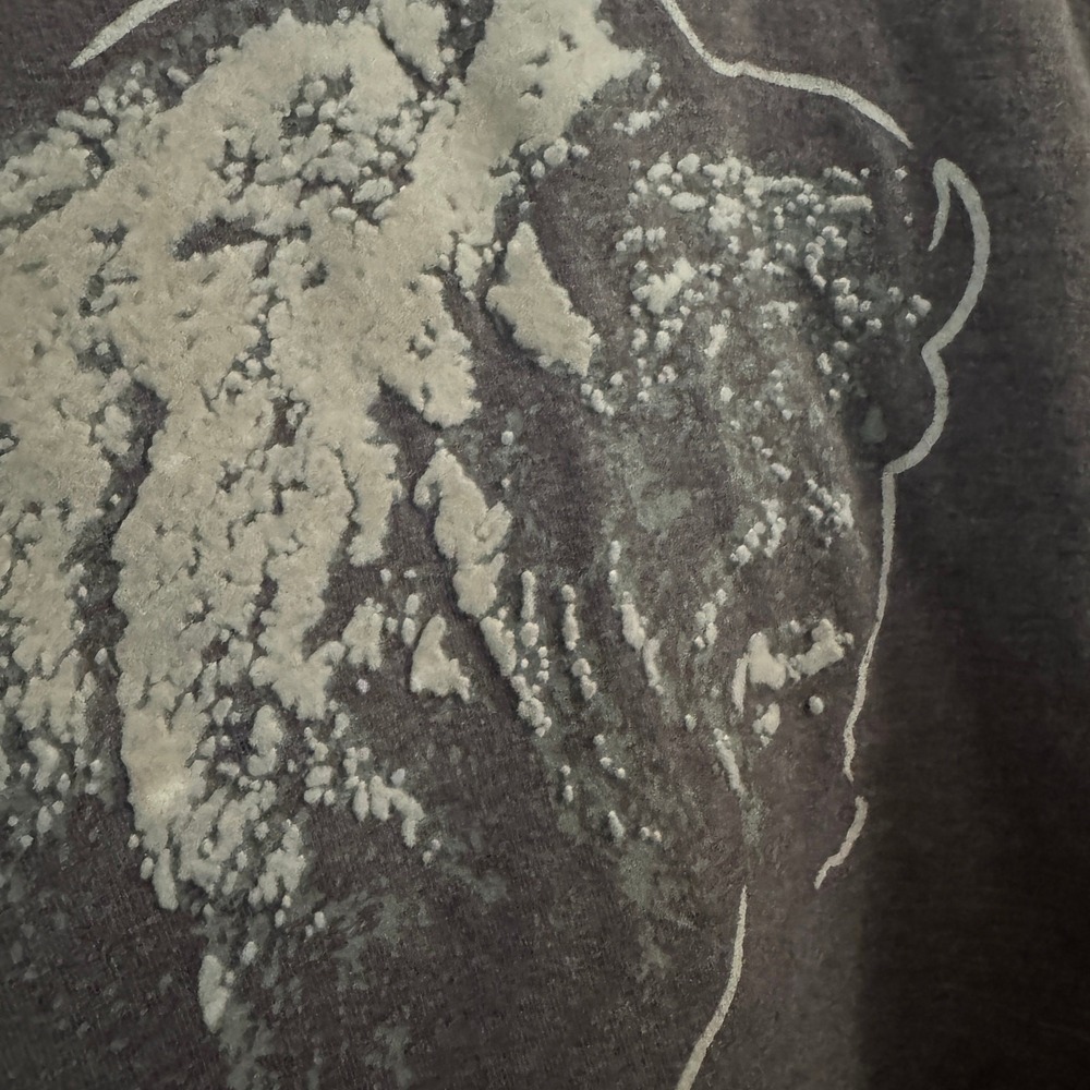 Bison Animal Nature Grunge Indie Sleaze Punk Wild Life Roam Cotton S Unisex‎ - Picture 5 of 6